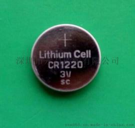 CR1220时钟芯片电池CR1220温度计电池厂家