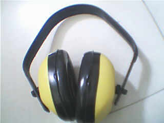 黄色防噪音耳罩