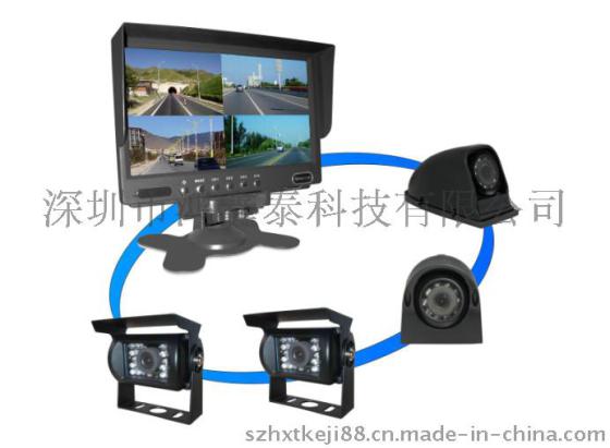 深圳鸿鑫泰厂家直销大型运输车辆监控摄像头配套，全方位驾驶监控画面，高清CCD货车摄像头